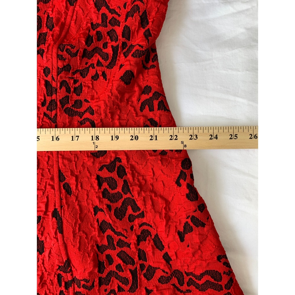 Moonlight Y & S Fashion Design Red Tunic XL Trapeze Jacket Lagenlook Art to Wear - Picture 14 of 16